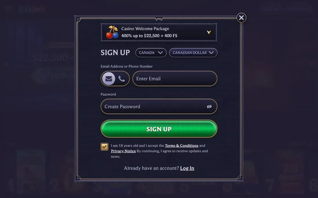 Betscore Login